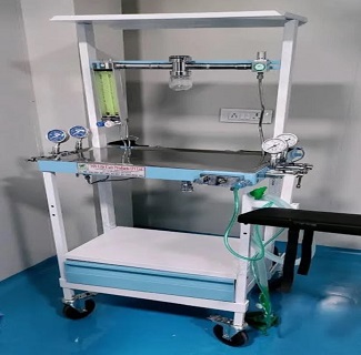 Anesthesia Trolley With Ventilator